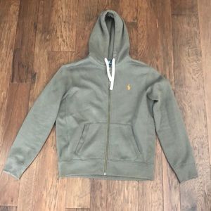 Ralph Lauren Fleece Hoodie Green
